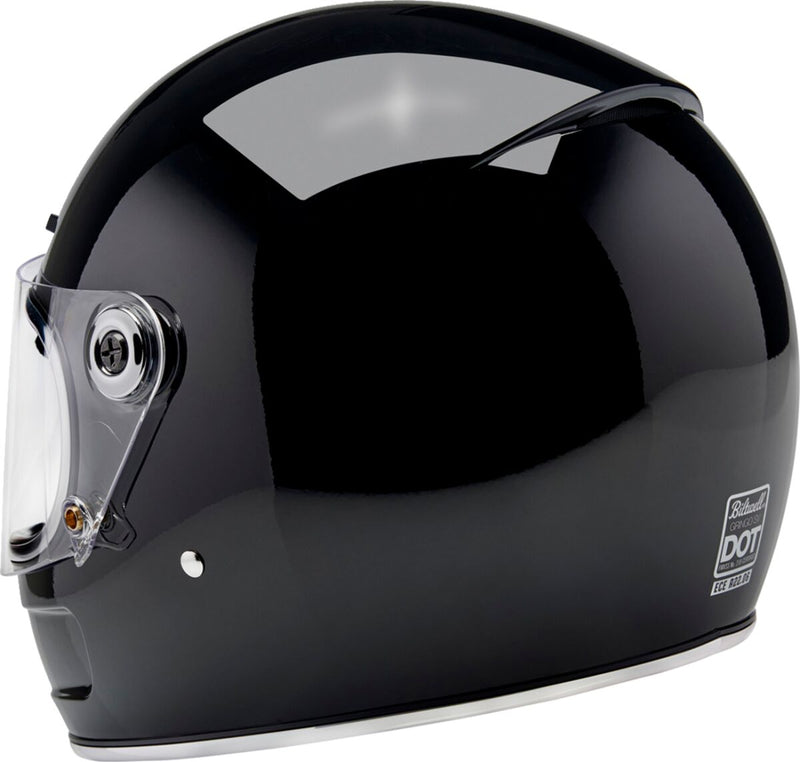 Biltwell Gringo SV Helmet Black Gloss XS Full Face Each