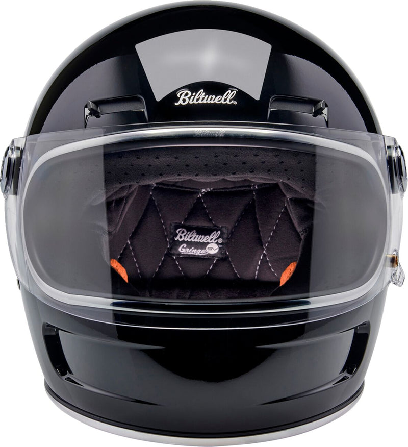 Biltwell Gringo SV Helmet Black Gloss XS Full Face Each