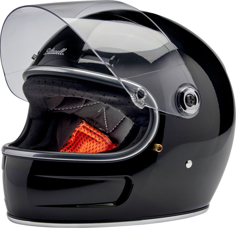 Biltwell Gringo SV Helmet Black Gloss XS Full Face Each