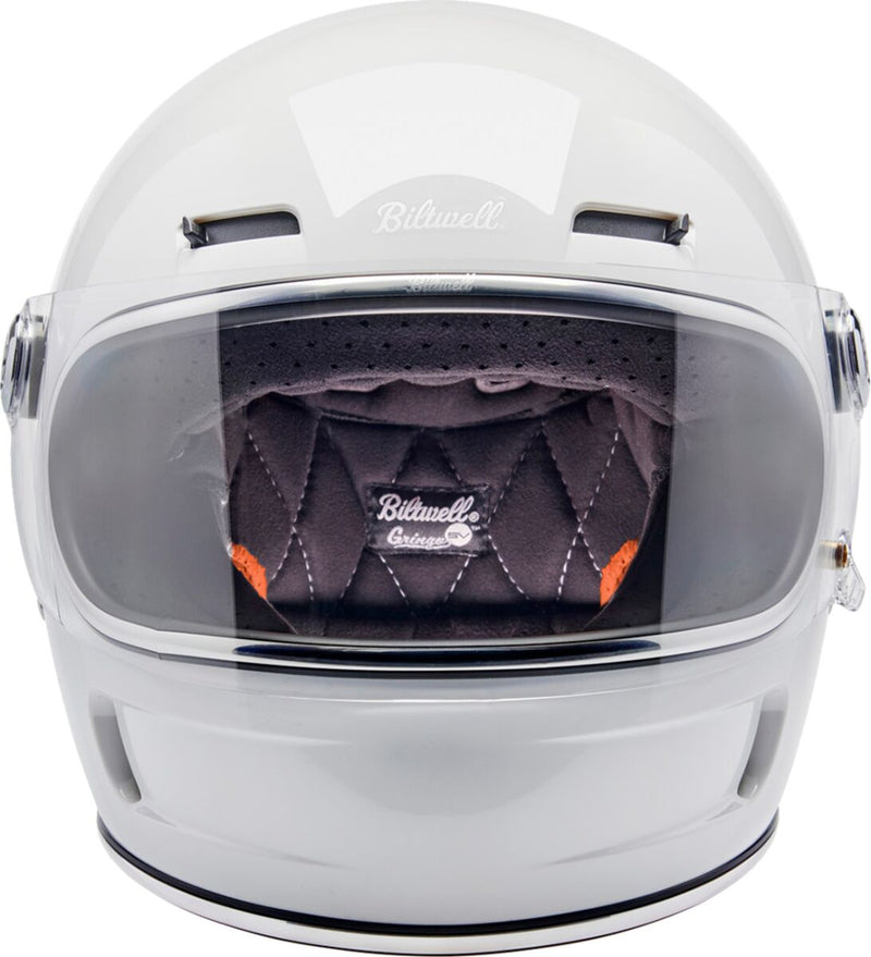 Biltwell Gringo SV Helmet Gloss White Full Face Each