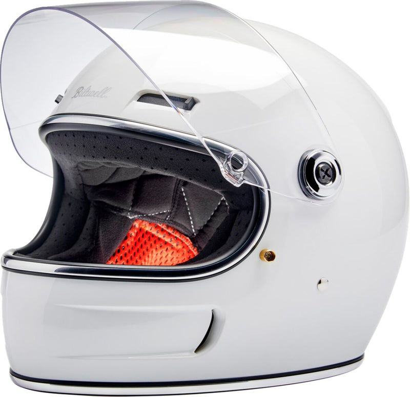 Biltwell Gringo SV Helmet Gloss White Full Face Each