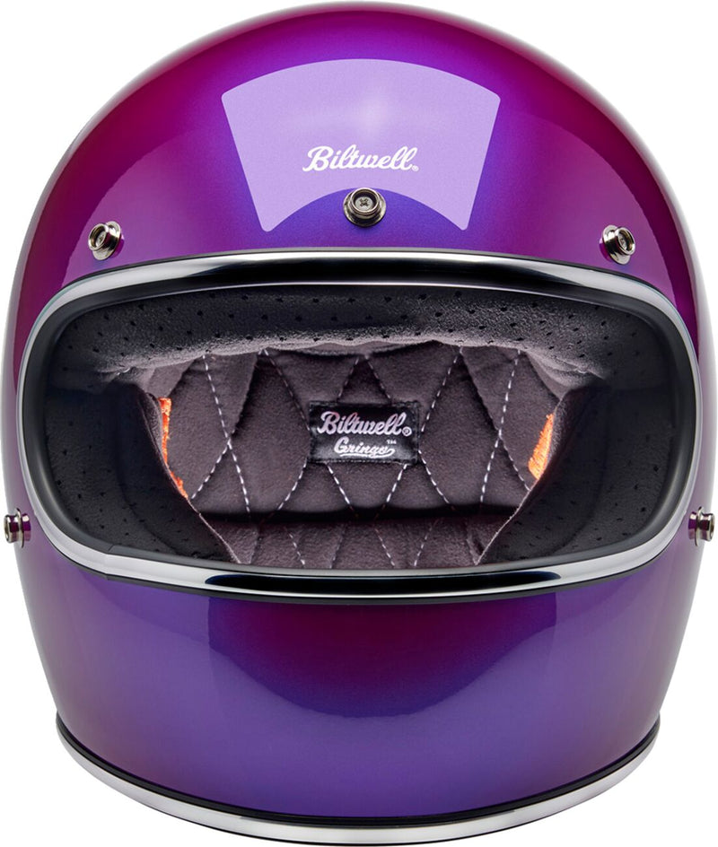 Biltwell Gringo Helmet Gloss Metallic Purple XL Full Face Each