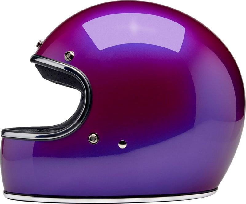 Biltwell Gringo Helmet Gloss Metallic Purple XL Full Face Each