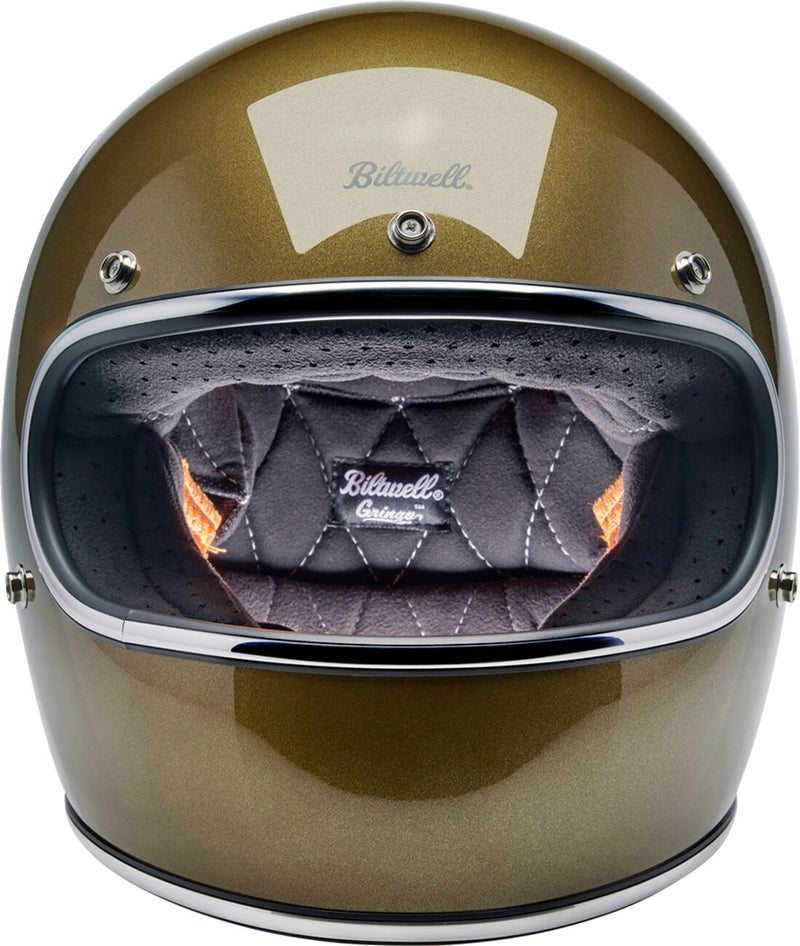 Biltwell Gringo Helmet Gloss Gold Full Face Each