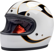 Biltwell Gringo Helmet Black Gold White Full Face