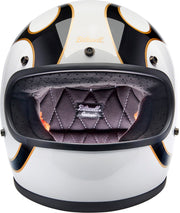 Biltwell Gringo Helmet Black Gold White Full Face Each