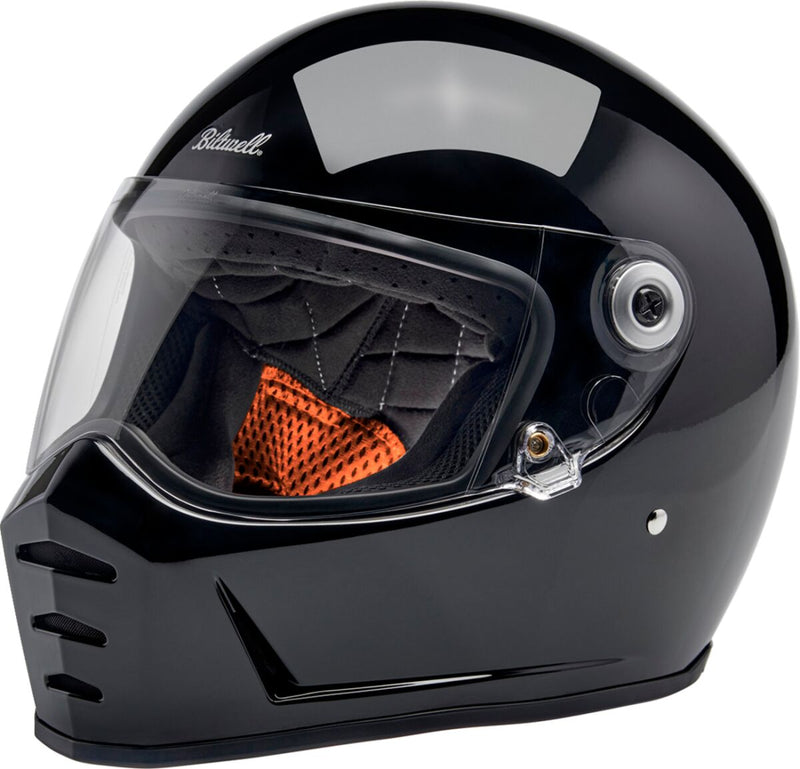 Biltwell Lane Splitter 22.06 Helmet Black Gloss Full Face