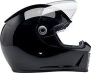 Biltwell Lane Splitter 22.06 Helmet Black Gloss XL Full Face Each