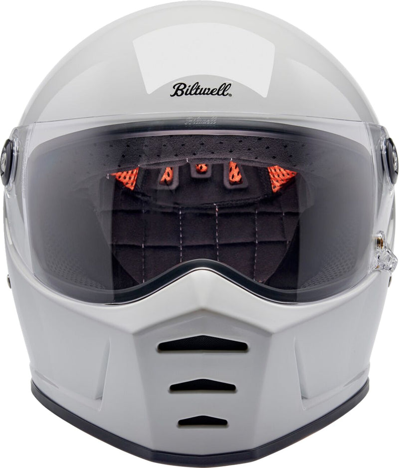 Biltwell Lane Splitter 22.06 Helmet Gloss White Full Face Each