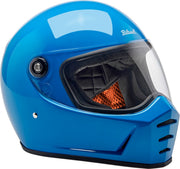 Biltwell Lane Splitter 22.06 Helmet Blue Gloss Full Face Each