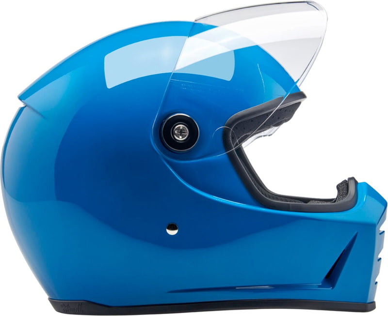 Biltwell Lane Splitter 22.06 Helmet Blue Gloss Full Face Each