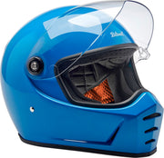 Biltwell Lane Splitter 22.06 Helmet Blue Gloss XL Full Face Each