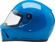 Biltwell Lane Splitter 22.06 Helmet Blue Gloss XL Full Face Each