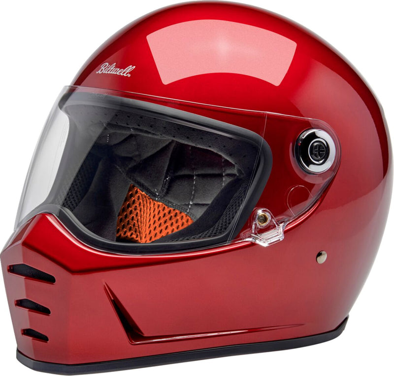 Biltwell Lane Splitter 22.06 Helmet Gloss Metallic Red Full Face