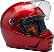 Biltwell Lane Splitter 22.06 Helmet Gloss Metallic Red Full Face Each
