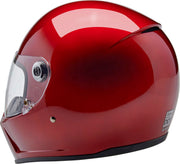 Biltwell Lane Splitter 22.06 Helmet Gloss Metallic Red XL Full Face Each