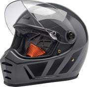 Biltwell Lane Splitter 22.06 Helmet Black Gloss Grey Full Face Each