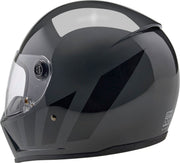 Biltwell Lane Splitter 22.06 Helmet Black Gloss Grey Full Face Each