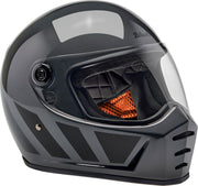 Biltwell Lane Splitter 22.06 Helmet Black Gloss Grey Full Face Each