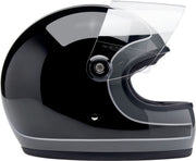 Biltwell Gringo S Tracker Helmet Black Gloss Grey Full Face Each