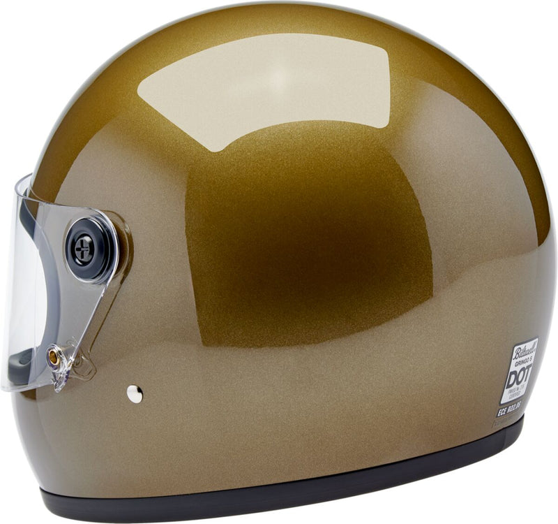 Biltwell Gringo S Helmet Gloss Gold Full Face Each