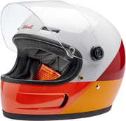 Biltwell Gringo SV Helmet Gloss Orange Red Full Face Each