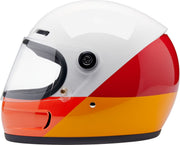 Biltwell Gringo SV Helmet Gloss Orange Red Full Face Each