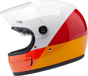 Biltwell Gringo SV Helmet Gloss Orange Red Full Face Each