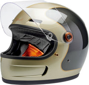 Biltwell Gringo SV Helmet Gloss Grey Brown Full Face Each