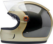 Biltwell Gringo SV Helmet Gloss Grey Brown Full Face Each