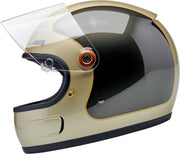 Biltwell Gringo SV Helmet Gloss Grey Brown Full Face Each