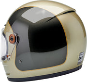 Biltwell Gringo SV Helmet Gloss Grey Brown Full Face Each