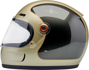 Biltwell Gringo SV Helmet Gloss Grey Brown Full Face Each