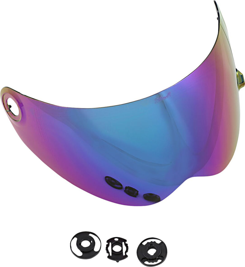 Biltwell Lane Splitter Helmet Gen 2 Shield Mirror Multi One Size Outer Shield Polycarbonate Each