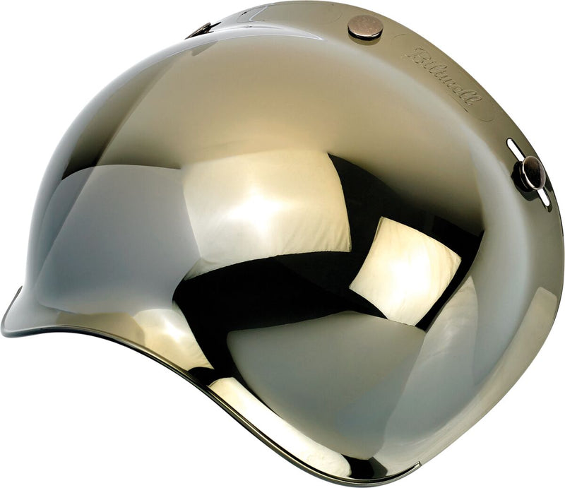 Biltwell Anti-Fog Bubble Shield Gold Mirror Outer Shield Polycarbonate