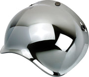 Biltwell Anti-Fog Bubble Shield Chrome Mirror Silver Outer Shield Polycarbonate