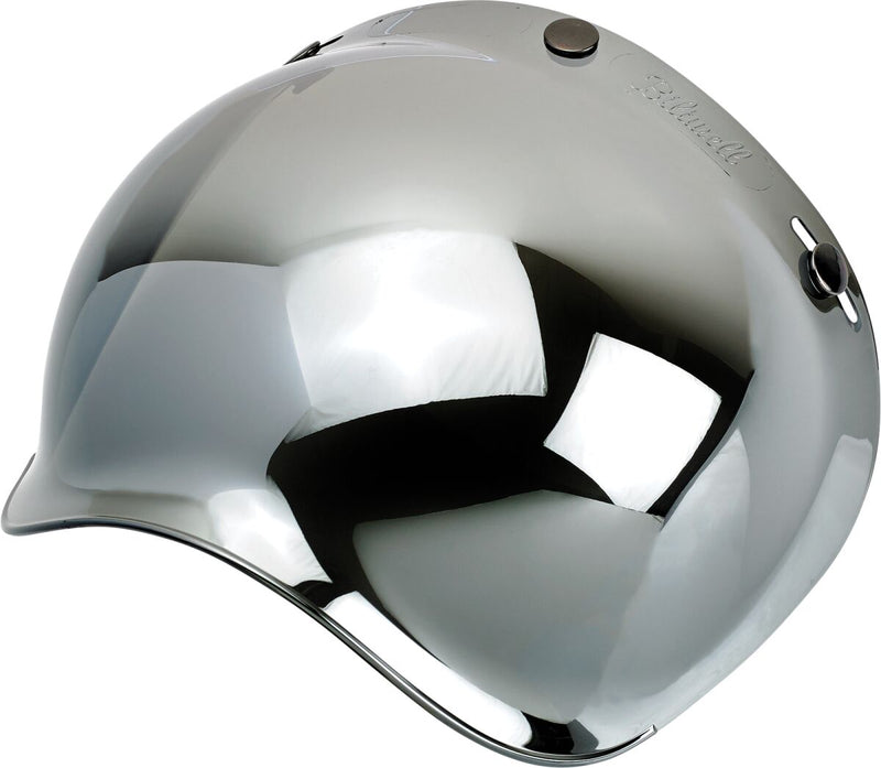 Biltwell Anti-Fog Bubble Shield Chrome Mirror Silver Outer Shield Polycarbonate