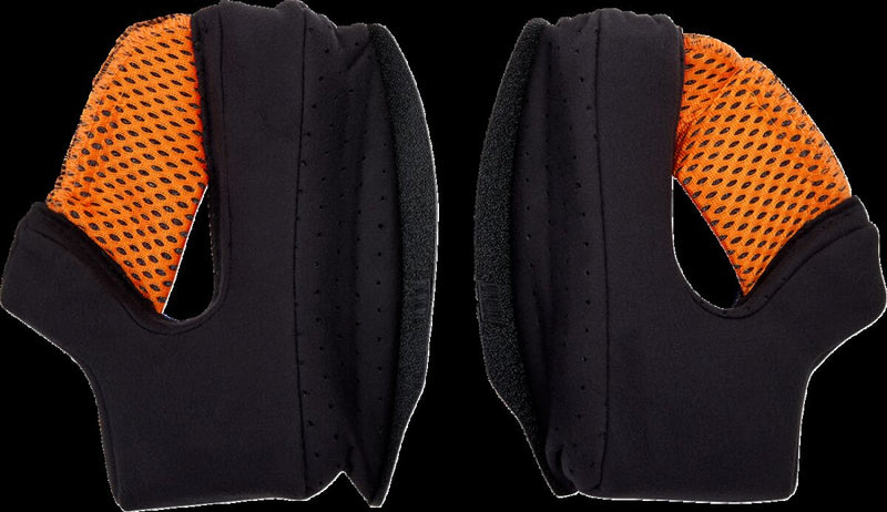 Biltwell Gringo/Gringo S/Gringo SV 22.06 Helmet Cheek Pads Black Orange Pair
