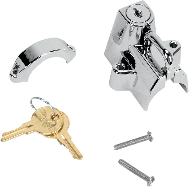 Kuryakyn Universal Helmet Lock - Each - Chrome