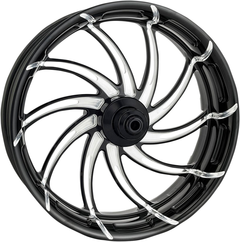 Performance Machine One-piece Aluminum Wheel - Supra, Each, Forged - Anodized / Black / Machined for Harley-Davidson Touring & Trike 2008-2025