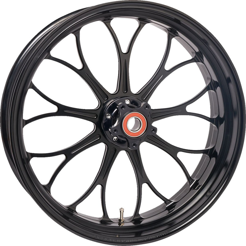Performance Machine Revolution Wheel - Each, Aluminum, Forged - Black / Gloss / Machined for Harley-Davidson Touring & Trike 2008-2025