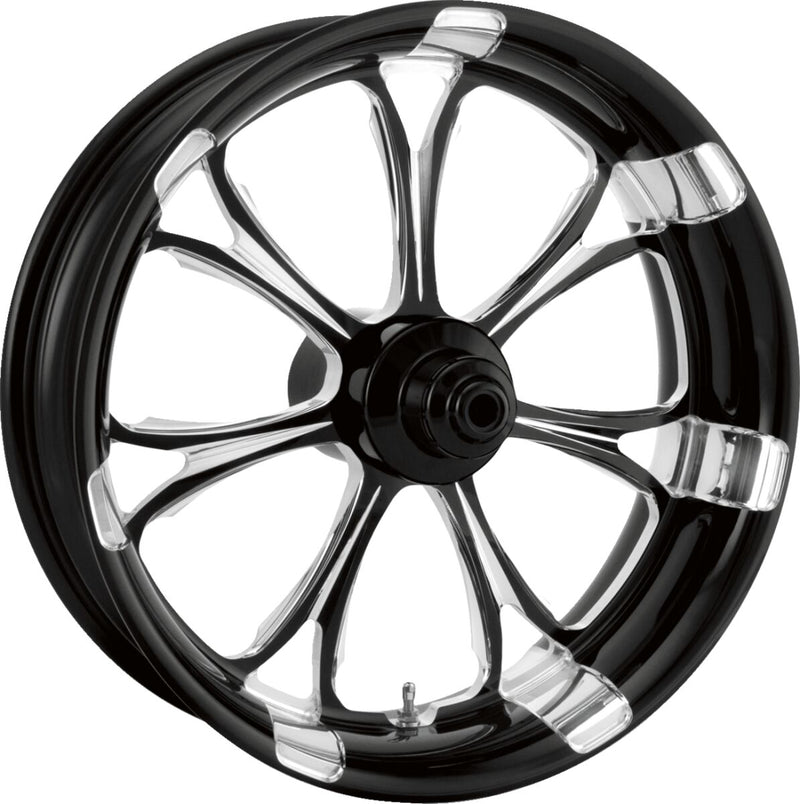 Performance Machine Image Series Paramount Wheel - Aluminum, Forged, Each - Anodized / Black / Machined for Harley-Davidson Touring & Trike 2009-2024