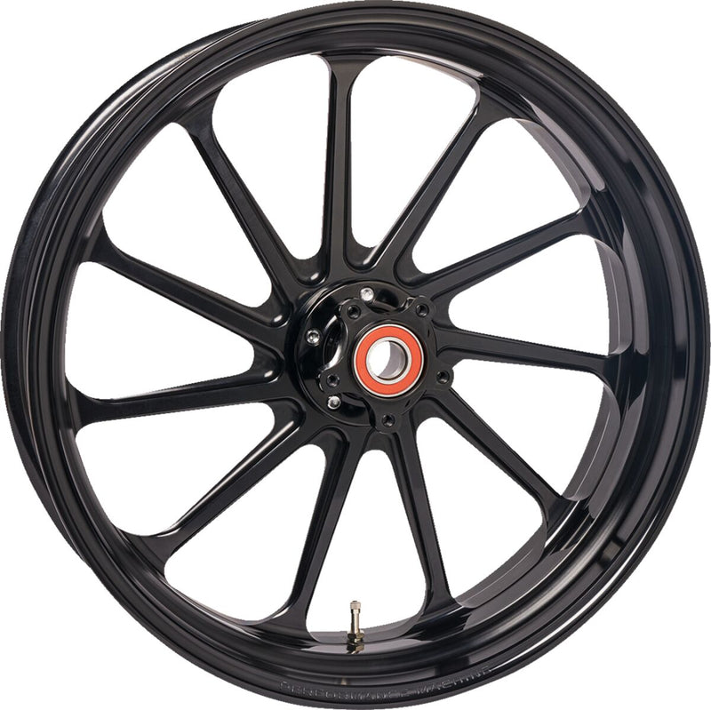 Performance Machine Assault Wheel - Forged, Each, Aluminum - Black / Gloss / Machined for Harley-Davidson Touring & Trike 2008-2025