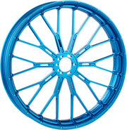 Arlen Ness Blue Front Forged Billet Y-Spoke 21 x 3.5 Rim