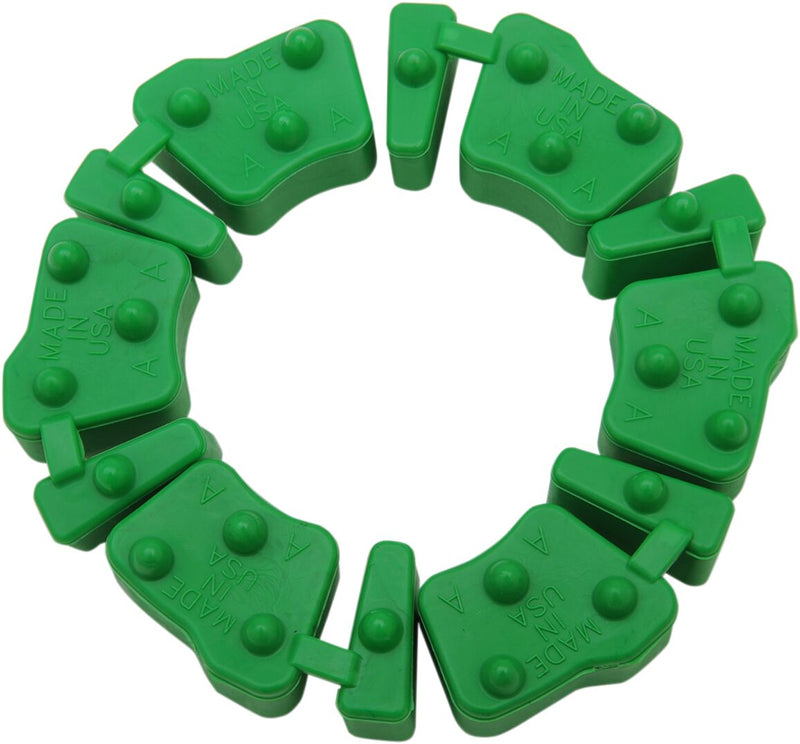 Alloy Art Cush Drive Dampener - Each, Polyurethane - Green / Matte for Harley-Davidson Touring & Trike 2008-2024