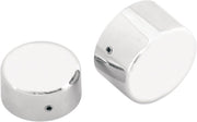 Drag Specialties Chrome Rear Axle Caps for 2008-2017 Harley-Davidson Softail and 2008-2017 Harley-Davidson Dyna Motorcycles