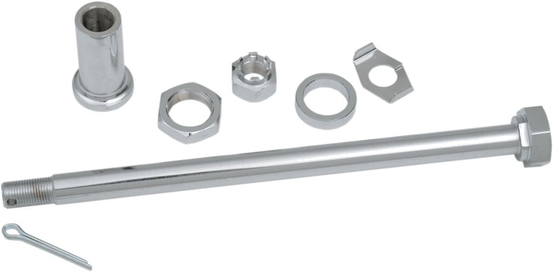 Drag Specialties Chrome Axle Kit #16-0268-BC