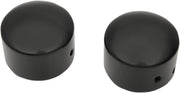 Drag Specialties Black Axle Caps for 2006,2008-2025 Harley-Davidson Touring Motorcycles