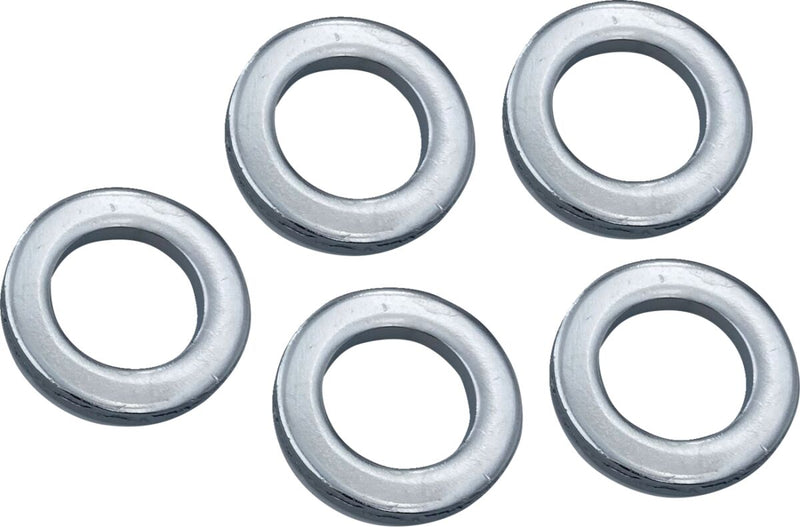 Drag Specialties Chrome Axle Washer Fits Harley-Davidson Dyna, Softail, Sportster Models 2018-2024