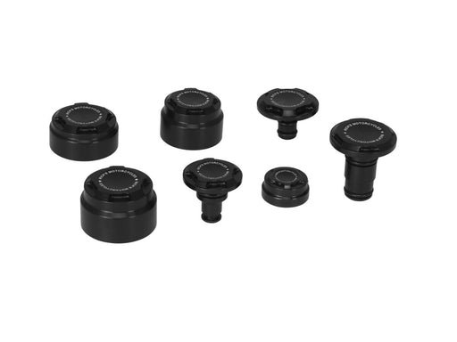 Rick's Motorcycles Complete Axle Cover Kit for 2018-2024 Harley-Davidson Axle Kit Black Front and Rear Aluminium